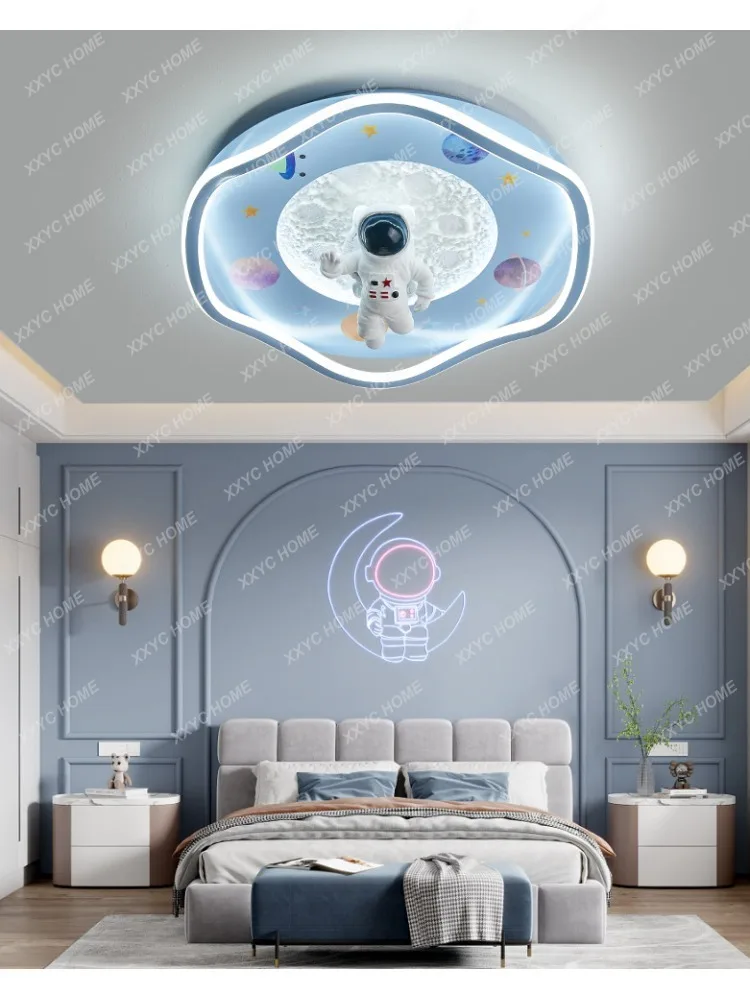 Children's Room Ceiling Lamp Modern Simple and Fashionable Creative Bedroom Girl Intelligent Full Spectrum