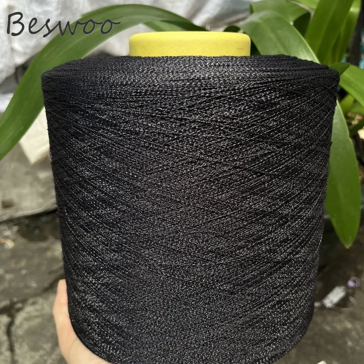 500g/pcs New Four Seasons Sparkling Linen Thread Spring/Summer Thread Hand Woven Hook Weaving Machine Weaving Fine Yarn