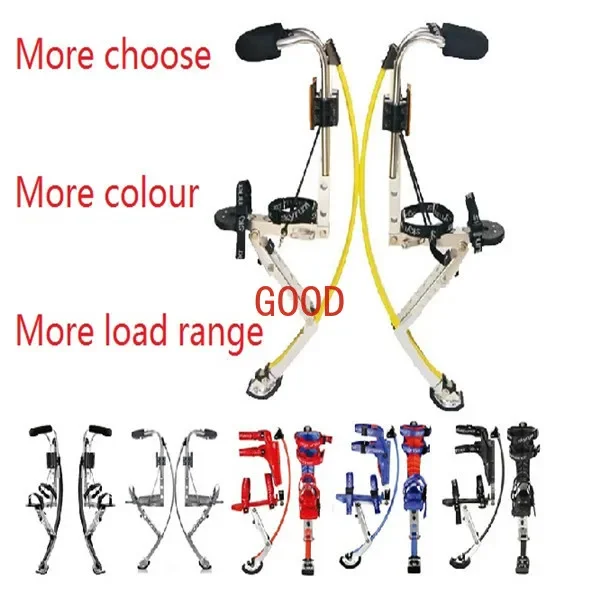 Kangaroo Hopping for adults Weight is 110~150 lbs/50~70kg YELLOW Color jump stilts/skyrunner/kangaroo Jump-shoes/Flying Shoes