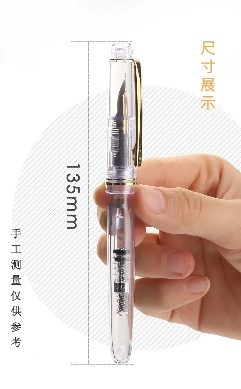 Pilot 78G+ 78G Original-Füllfederhalter, glatte Feder, leichtes Design, klassischer Stil, ideales Geschenk für Schüler, Stift mit mehreren Löchern. – Detail 16