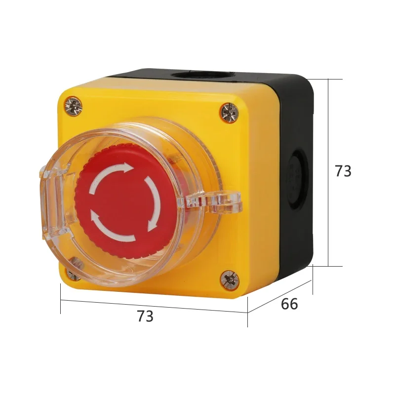 arrow symbol indicating start and stop self-recovery waterproof button switch emergency stop industrial hand-held control box