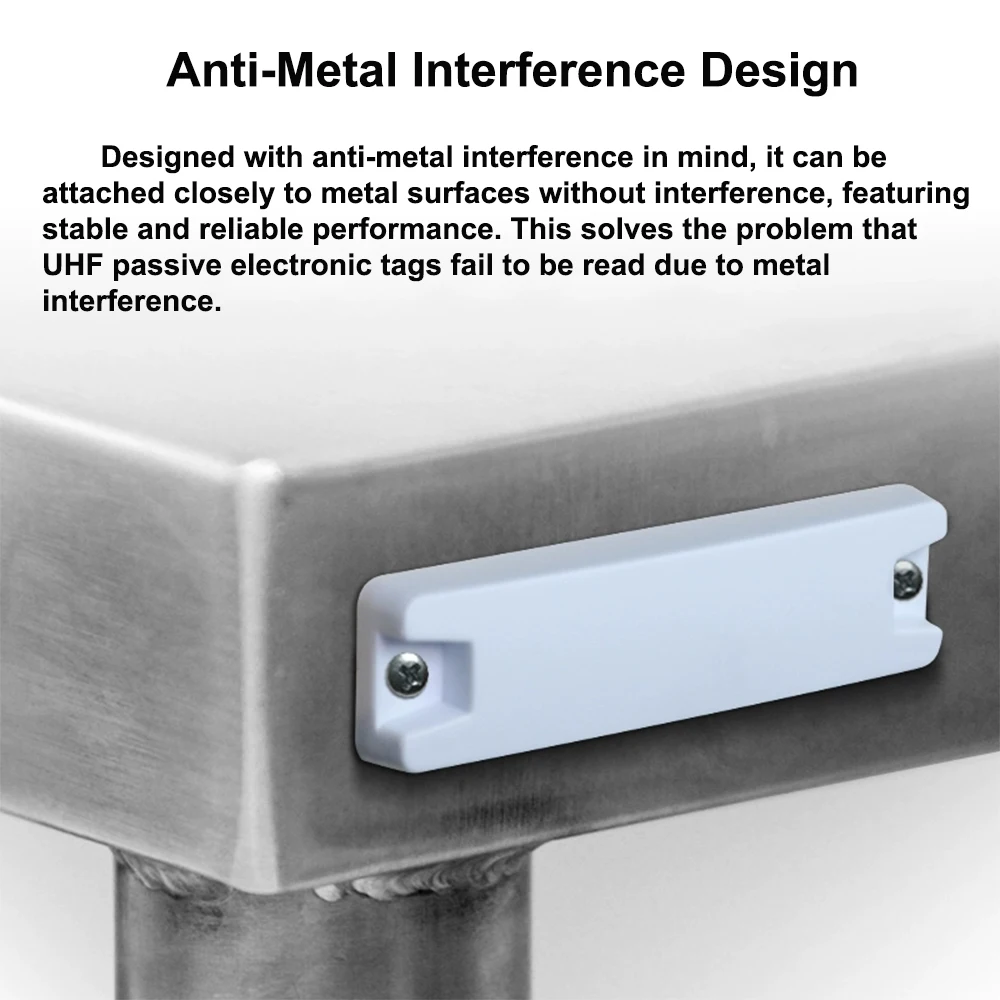RFID UHF Tag ABS Anti Metallo 18000-6C 860-960 MHz NXP U8/U9/H3/H9/MR6P Chip Etichetta Elettronica Gestione Asset Lunga distanza 20 PZ