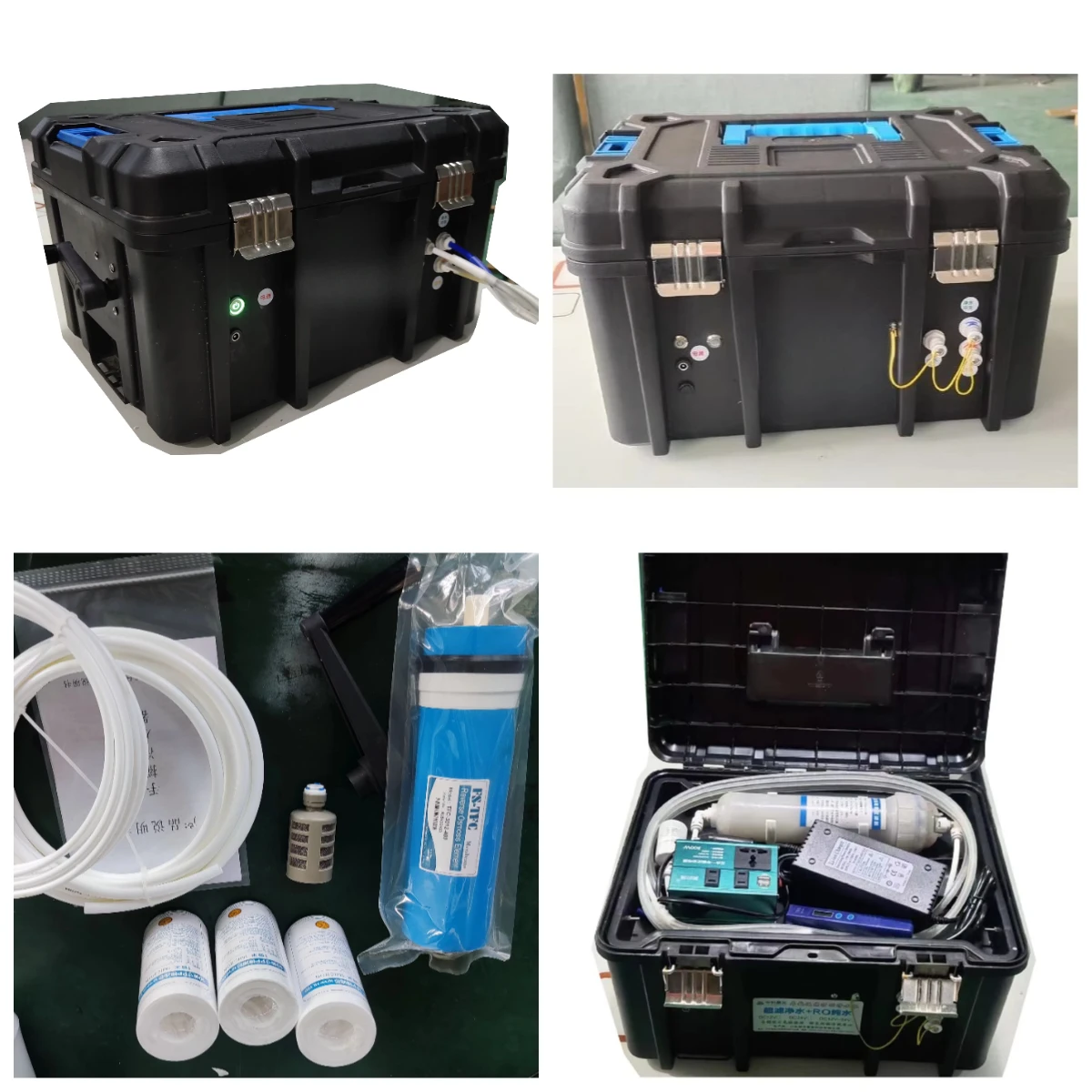 Outdoor Water Purifier Manual or Battery Operated Portable Water Purifier 600 Gallon Reverse Osmosis Filter