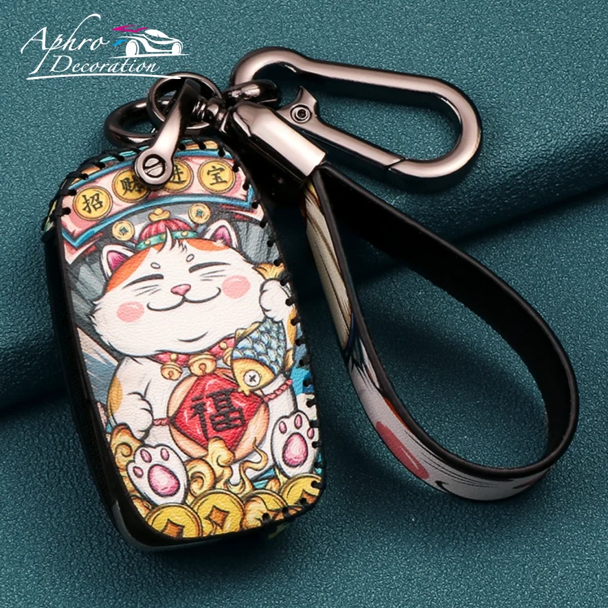 Leather Car Key Cov… - image