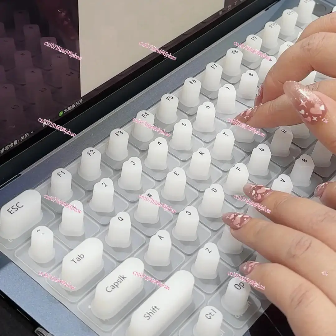 Nail Art, Keyboard Film, Typing Aid Artifact, Buttons Are Convenient To Work, Protect Long Nails, and Heighten MacBook.