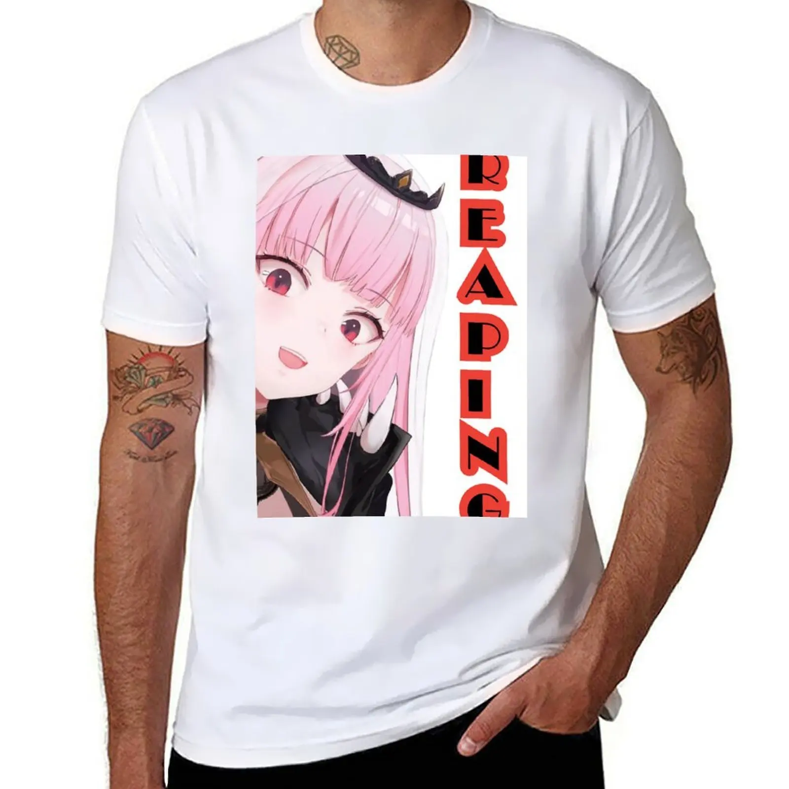 

Mori Calliope T-Shirt mens graphic t shirts t shirt custom print T-Shirt