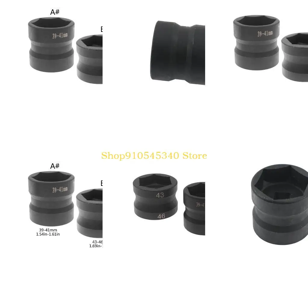 U2JA Motorbike Double for Head Belt Pulley Clutch Nut Remover Nut Sleeve 39-41mm 43-4