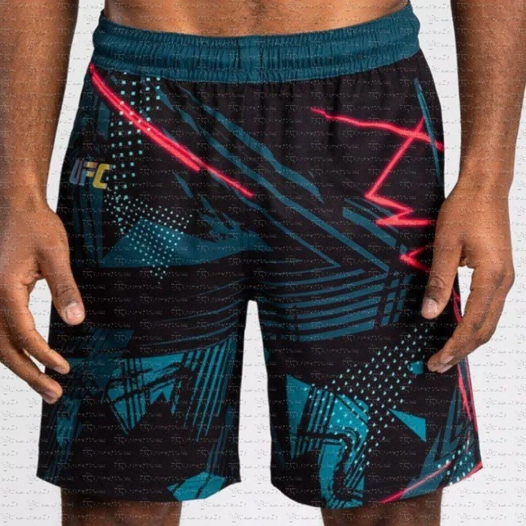 2025 UFC MMA القتال المنافسة السراويل الرياضية للرجال والنساء تنفس التجفيف السريع امتصاص العرق التدريب سراويل ملاكمة #1