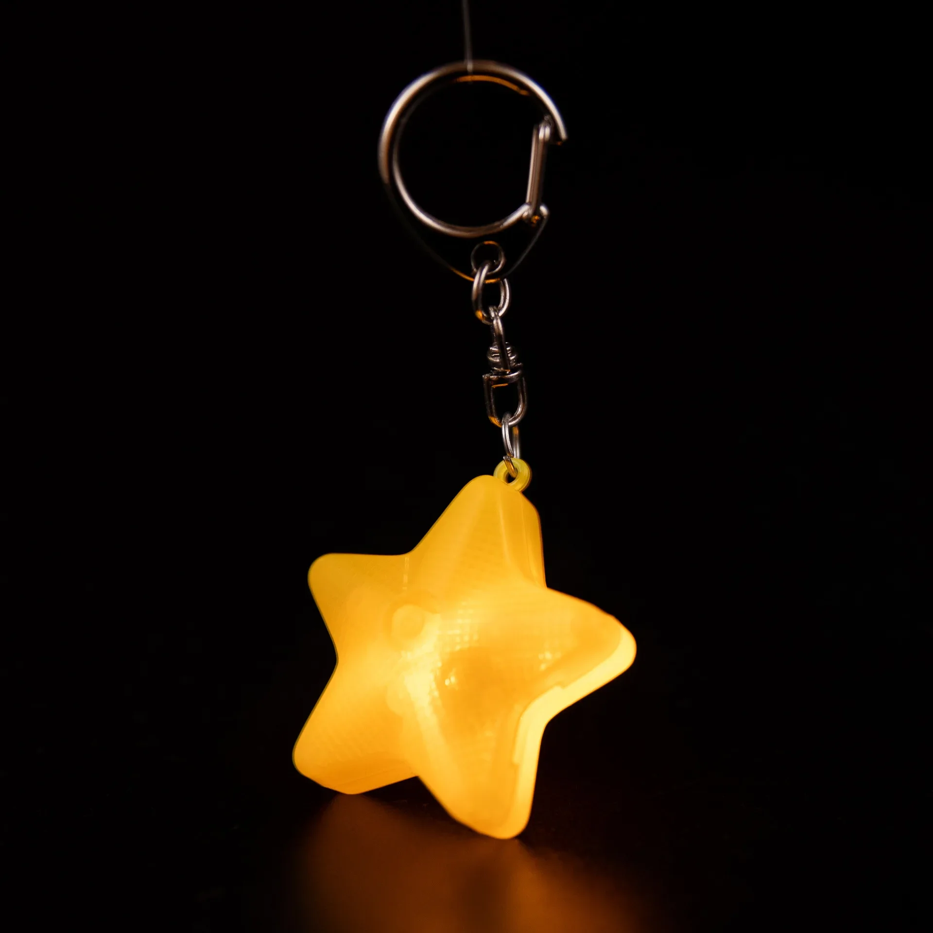 ライトアップスターネックレス 光るペンダント ビーズチェーン付き LEDライトアップジュエリー パーティー レイブ フェスティバル 子供 女性 ギフト