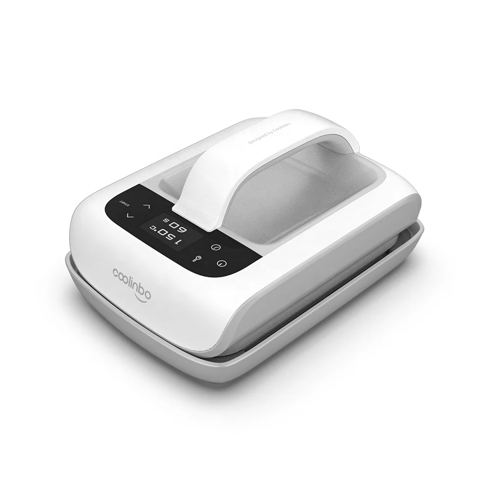 

Heat Press Machine for T-Shirts Portable Heat Press Iron for Sublimation and HTV Vinyl Shirt Press Machine for Hat/Bags