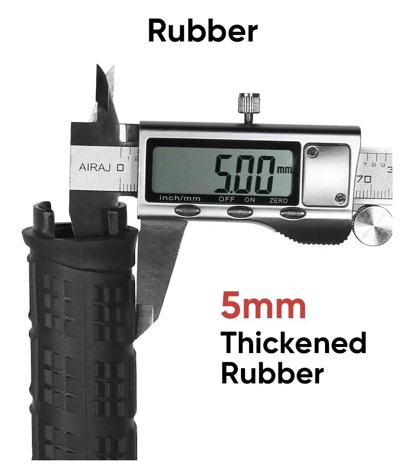 BUCKLOS MTB-Lenkergriffe, rutschfeste Mountainbike-Griffe, Sperre am Fahrradlenkergriff, Stoßdämpfung, Griff für Elektroroller – Detail 19
