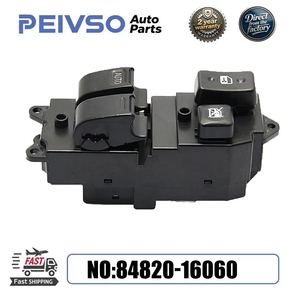 

84820-16060 High Quality Front Master Power Window Switch 8482016060 For Toyota Pickup Truck Tacoma T100 MR2