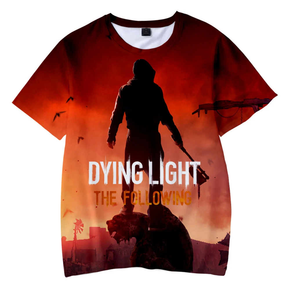 

2023 new Hot Game Dying Light Tshirt Crewneck Short Sleeve Tee Women Men T-shirt Dying Light 2 Harajuku Streetwear 3D Clothes