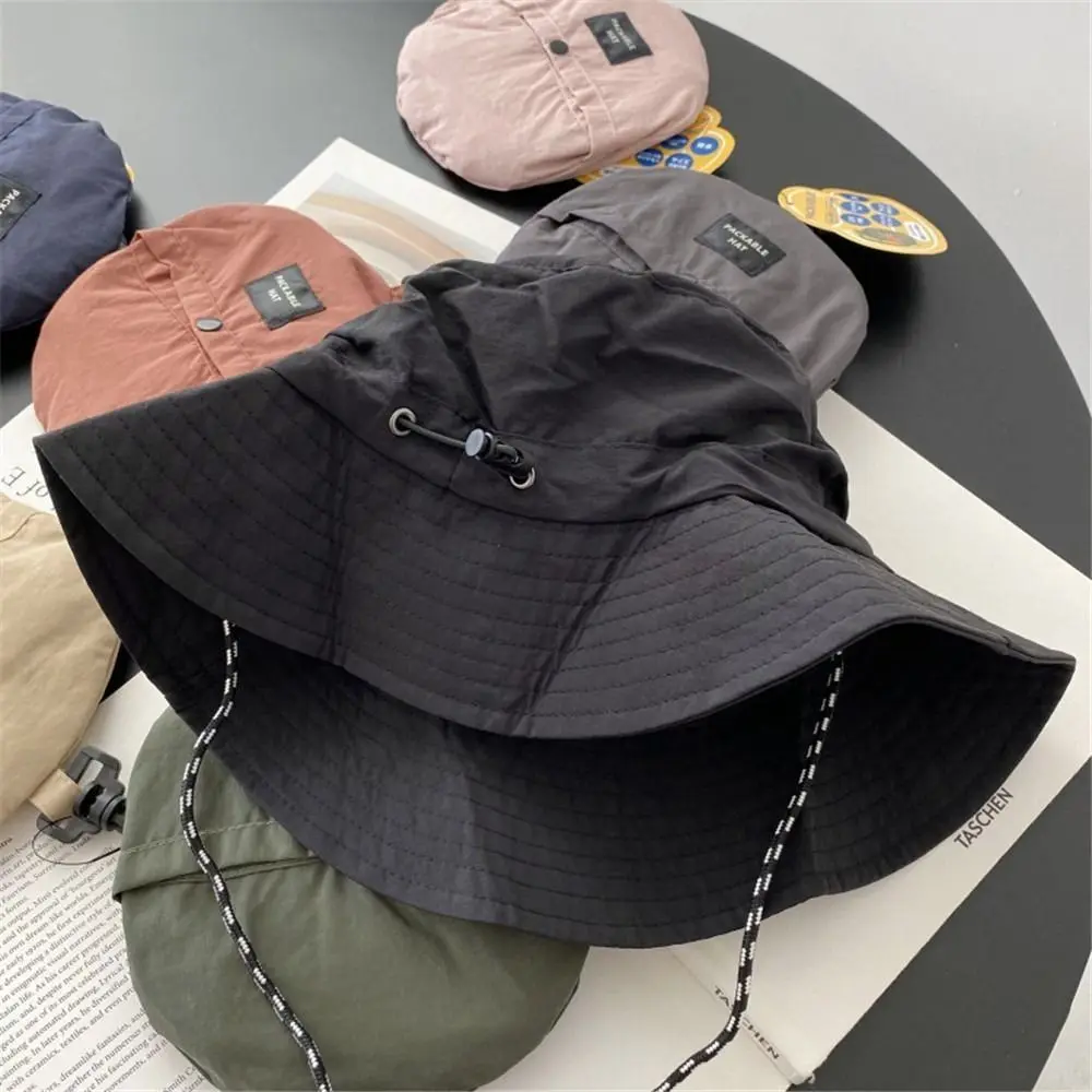 Waterproof Summer Bucket Hat Anti-UV Mountaineering Caps With Storage Bag Quick-drying Sun Protection Panama Hat Camping Hiking