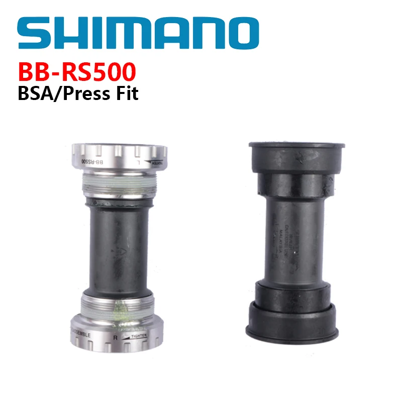 Shimano RS500 Bottom Bracket BB-RS500 BSA Fits 68/70mm BB-RS500-PB Press-Fit Fits 86.5mm For Road Bike Original Shimano