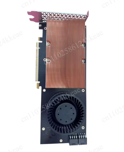 Applicable to  V100 SXM2 32g 16g To PCIE Adapter Card to PCIE adapter board pure copper cooling turbofan