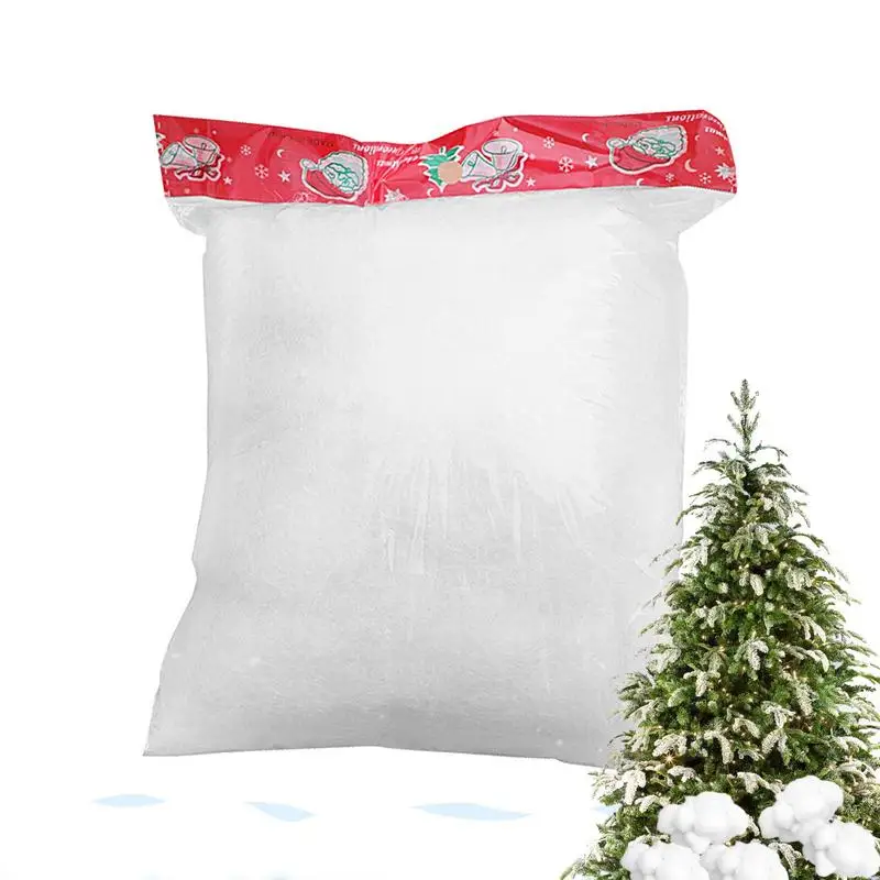 

Artificial Christmas Snow Christmas Snow Cotton Decoration Floor Decor Fake Snow For Display For Window Backyard Christmas Tree