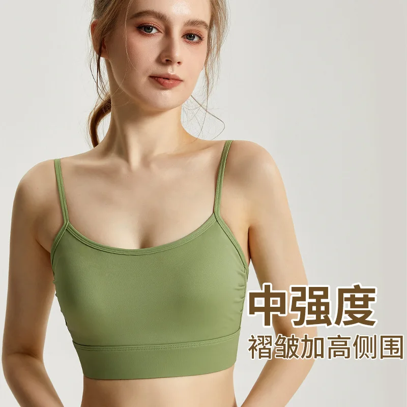 Women Fitness Yoga Bras Race Back Sports Bras Nylon Top Women Bra Sexy Breathable Underwear for Women Gym