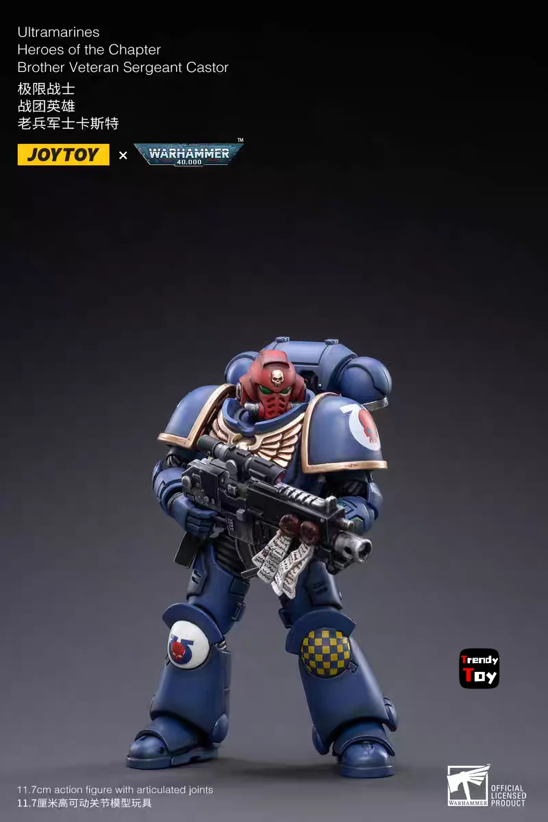【JOYTOY】 Warhammer 40K Ultramarines Heroes of The Chapter 3PCS 1/18 Action Figure