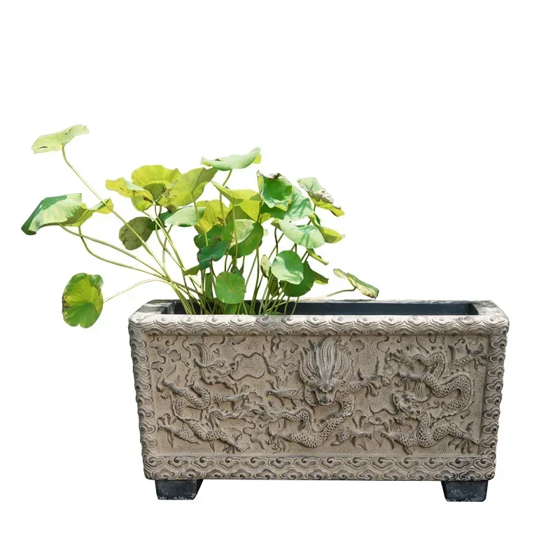 

Floor Flowerpot Decoration Courtyard Garden Layout Garden Lawn Large Diameter Decoration