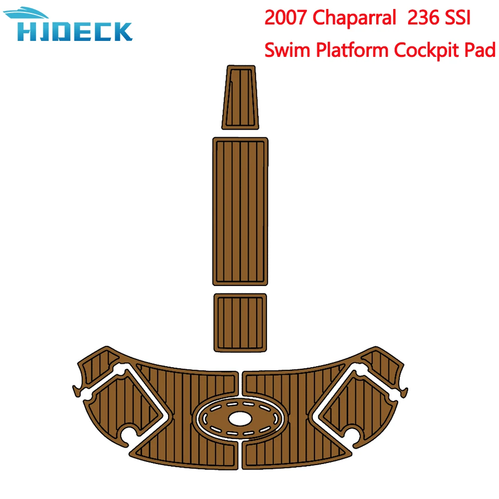 

2007 Chaparral 236 SSI Traction Mat Foot Pad Self Adhesive Sport Cockpit Swimming platform Cockpit Pad Customizable