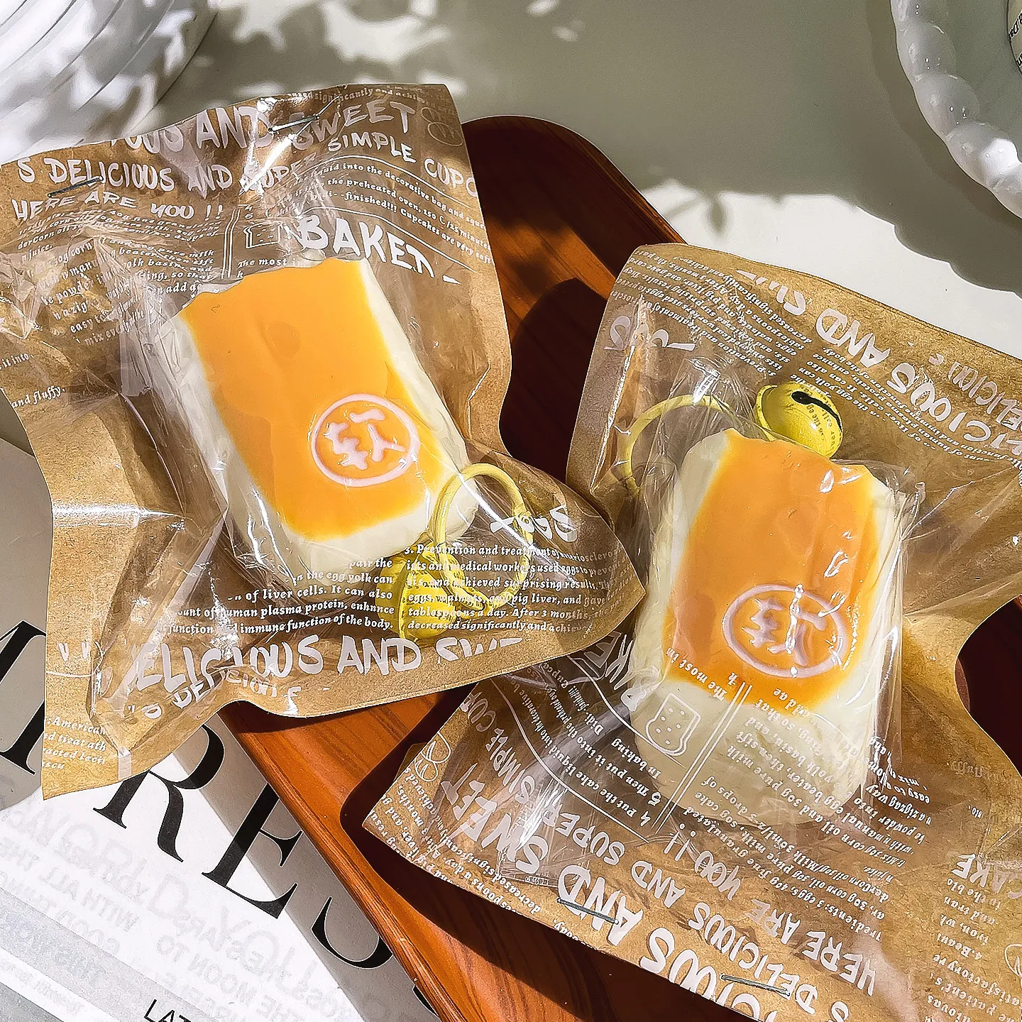 Silicoco Dessert Series Soft Bread Stick Squishy Toy Soft Squeeze Fidget Silicone Slow‑Rebound Mood‑calming Quirky #Nulala200038