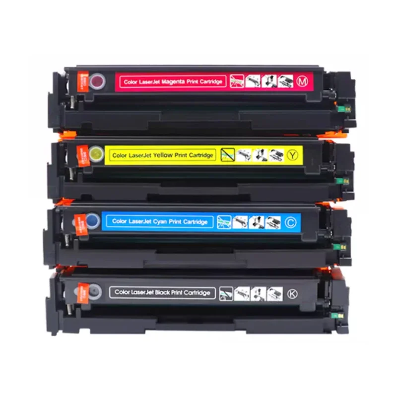 خرطوشة حبر متوافقة لطابعة الألوان ، HP206A ، HP207A ، M282nw ، M283fdn ، M283fdw ، M283cdw ، M255dw ، W2210A ، 206a ، W2110A