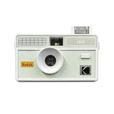 Kodak I60 Fool Film Camera Retro 135 Film Camera Idiot Machine Non jetable caméra sangle Flash (jaune et violet) pour les cadeaux