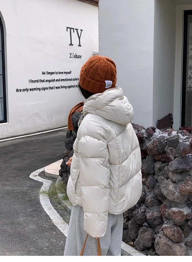 Korean style Soft Warm Cotton Bread Jacket Winter New Loose Versatile Cotton Women's Coat Fashion Casual Down Cotton Parkas 2026