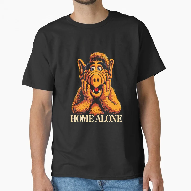 

80s Retro sic fi Alien Alf - Home alone Gordon Shumway - TV Sitcoms vintage Gift T shirt large size Tops S-6XL mens clothing
