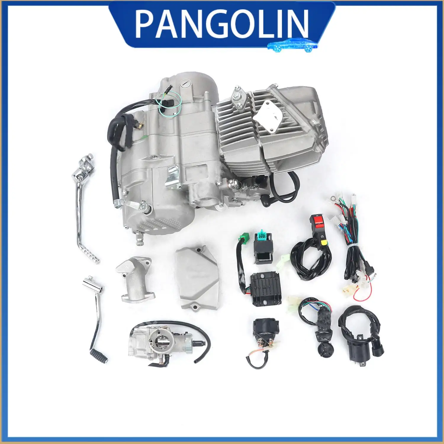 

Двигатель PANGOLIN ZS212, идеальная замена для Daytona Anima 190 ZS190 YX150 ZS155 с электрическим запуском и бесплатными деталями карбюратора