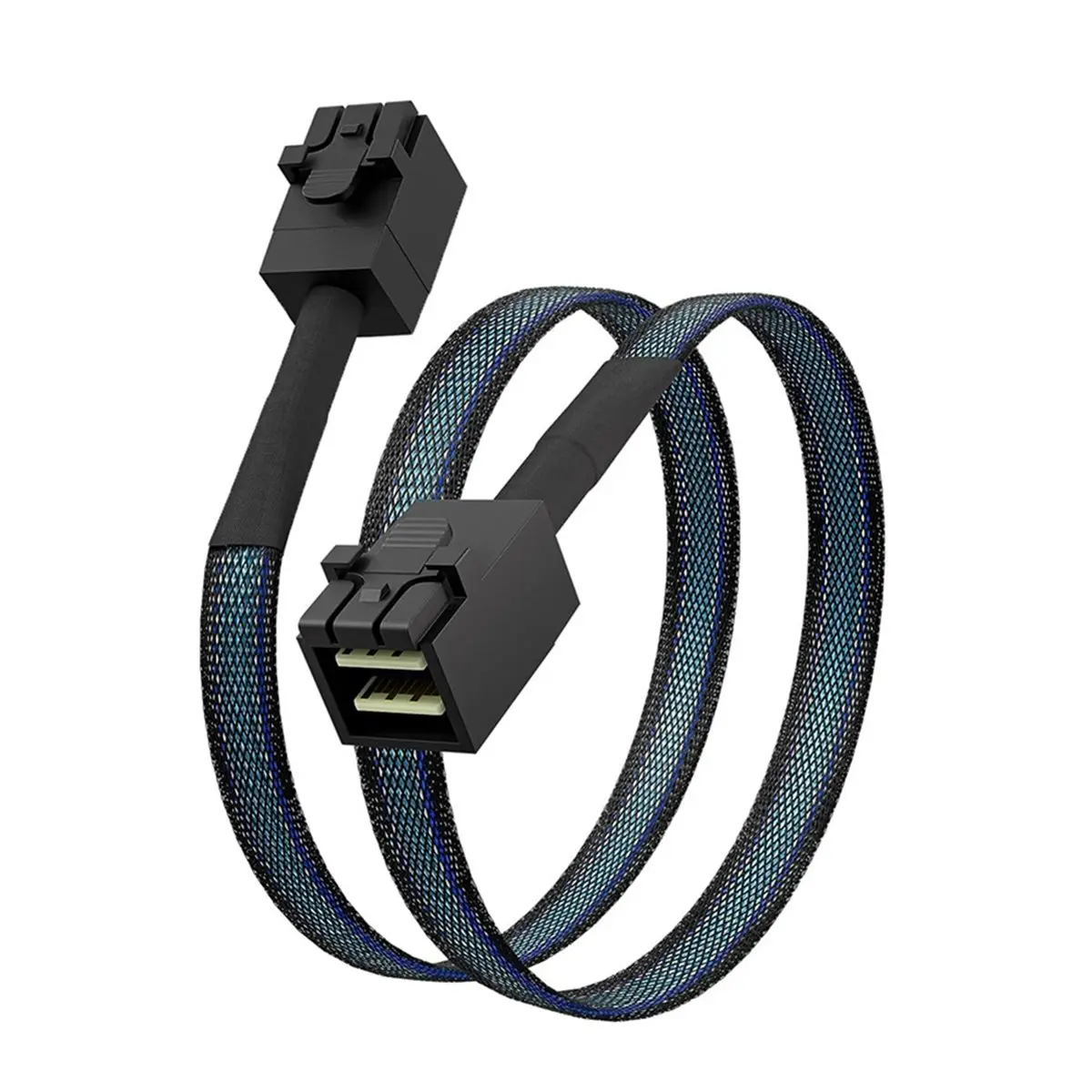 New Electronics 12Gbps SAS 3.0 Internal Mini SAS HD Cable SFF-8643 to SFF-8643 for Server Storage PCI Express Controller NVMe 1M