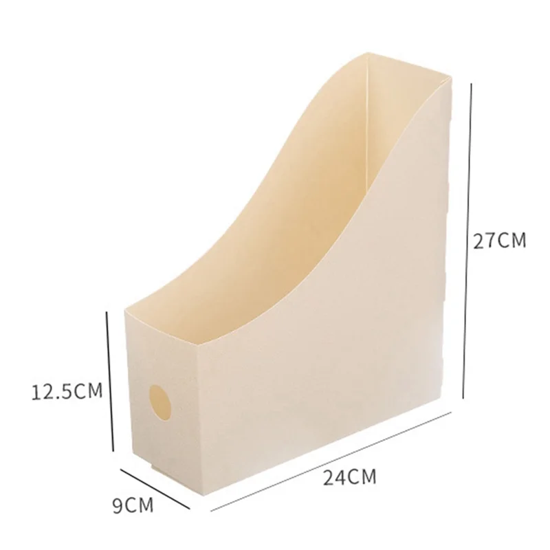 3 Stück Desktop-Aktenregale für Studenten verwenden Datenregale zur Organisation von Buchstützen aus Kunststoff, Bücherregalen in Schwarz und Weiß und Beige