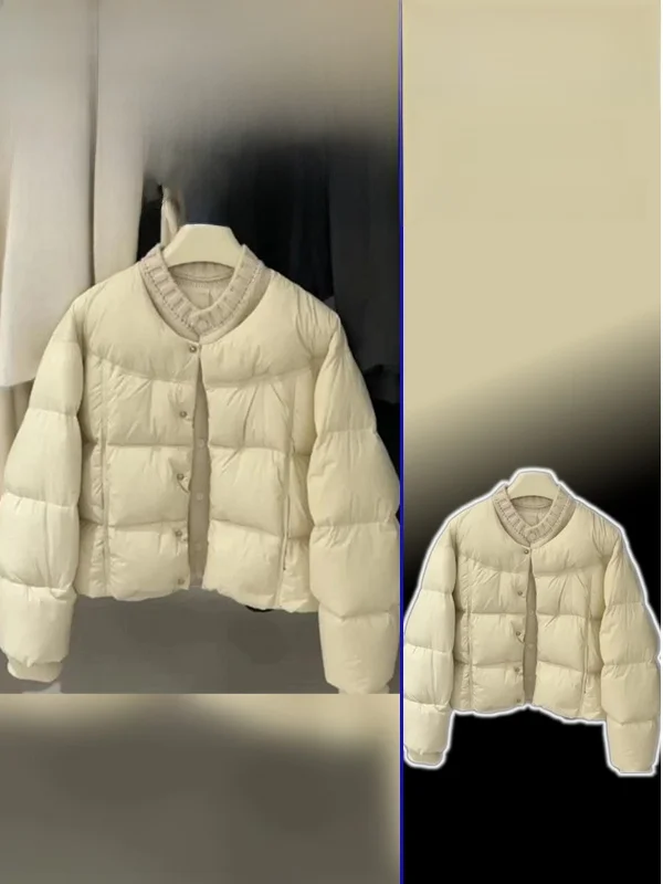 

Женская утепленная хлопковая куртка больших размеров с комбинированными вставками, новинка зимы, повседневная модная верхняя одежда