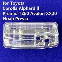 Car Rear View Camera Bracket License Plate Light Housing for Toyota Corolla Alphard II Premio T260 Avalon XX20 Noah Previa