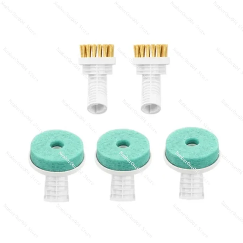 

Suitable for Steam Mop Copper Wire Brush Head ZQ600/ZQ610/ZQ650 Cleaning Brush Head Stubborn Decontamination Kitchen