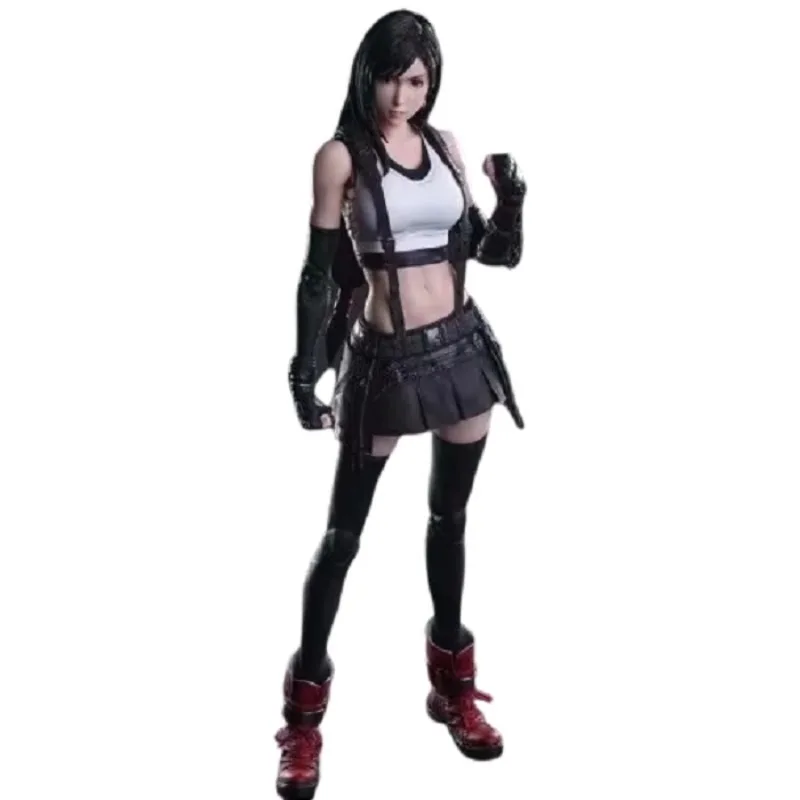 

Original SQUARE ENIX PLAY ARTS PA Tifa Lockhart Final Fantasy VII Remake Action Figures Active Joint Model Collectibles Gift