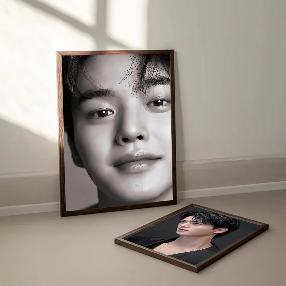 Custom Song Kang KPOP Anime Poster Self-adhesive Art Waterproof Paper Sticker Coffee House Bar Room Wall Decor