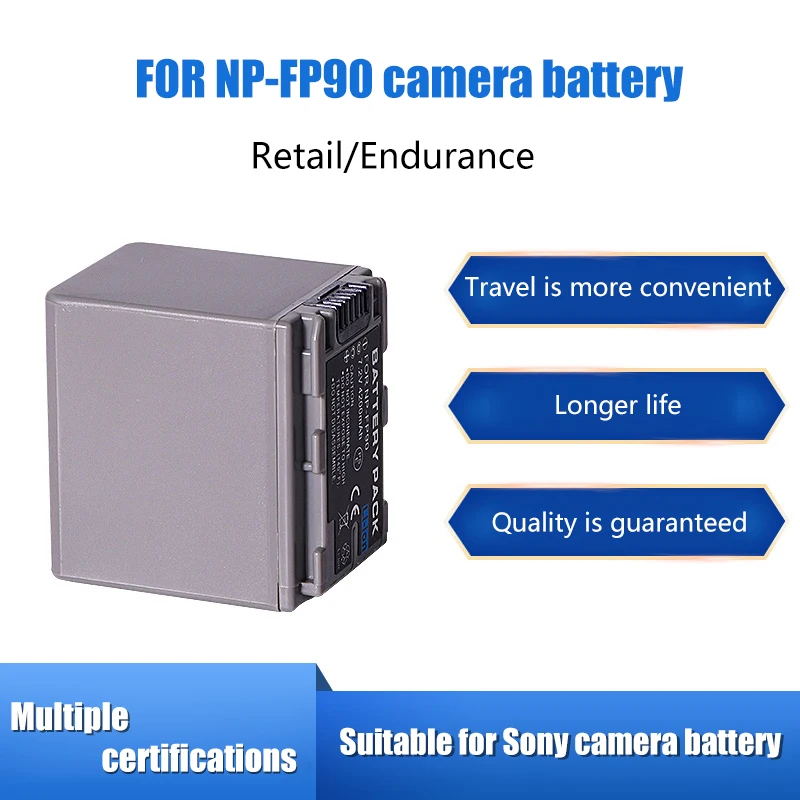 For Sony NP-FP90 Battery DVR-DVD 103 105 202E 203 205 305 403 404E