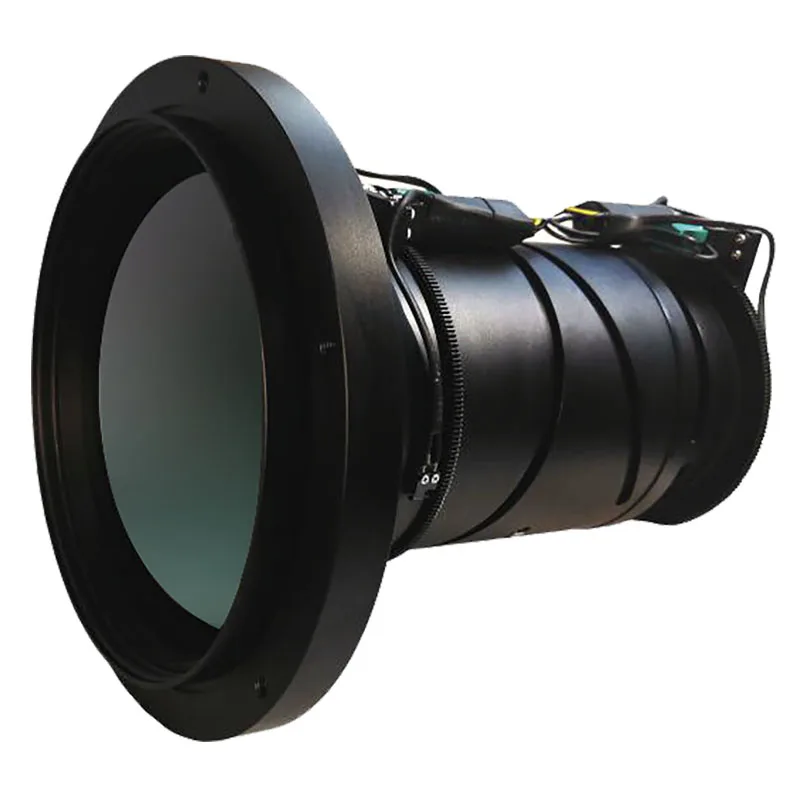 Custom 100mm/1.0 Athermalized Fixed Focus Len Germanium Infrared Lens Thermal Imaging Module Lens for Night Vision