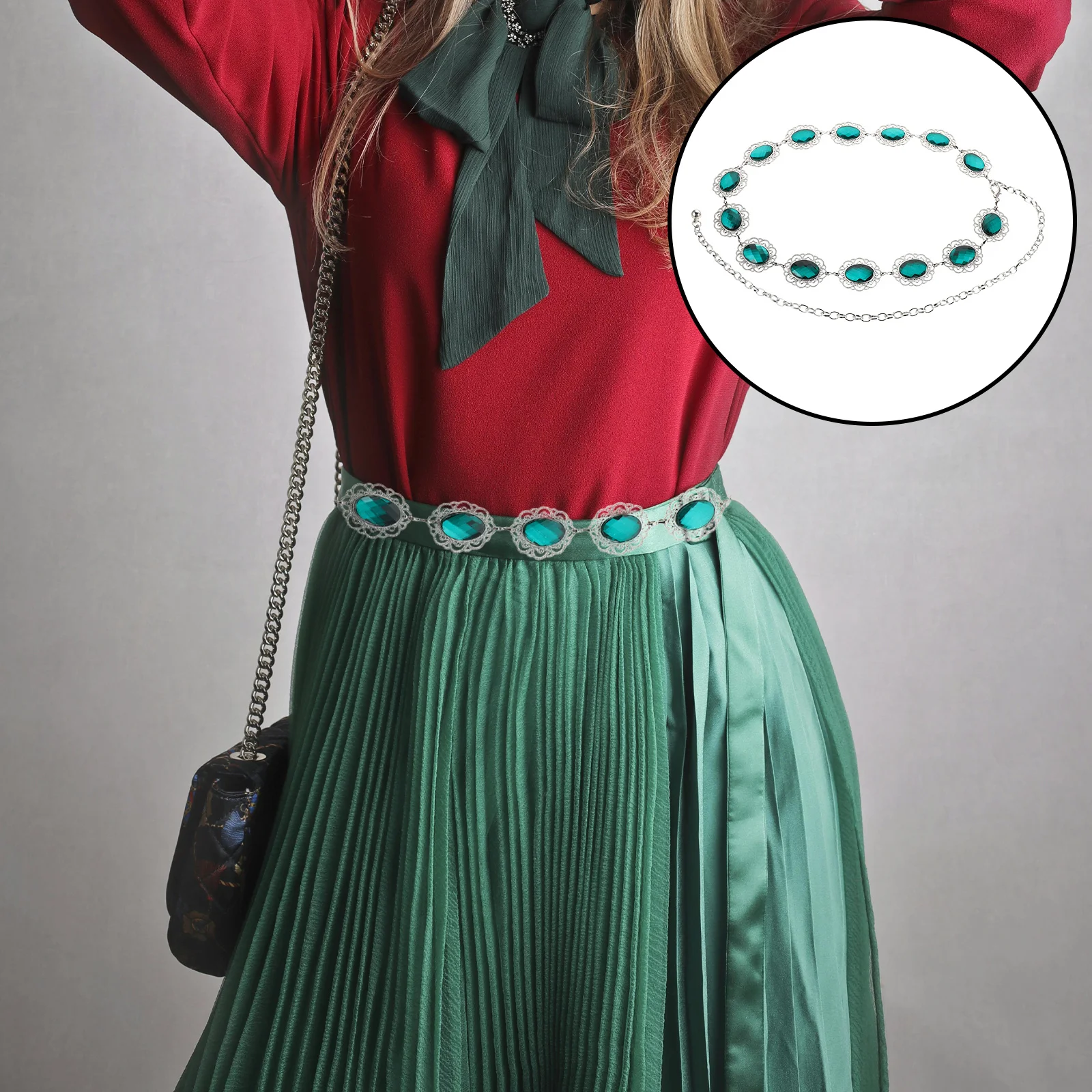 

Adjustable Rhinestone Waist Chain Metal Belt Ladies Bling Body Jewelry Wedding Dress Formal Belt Waist Chain Jewelry Women