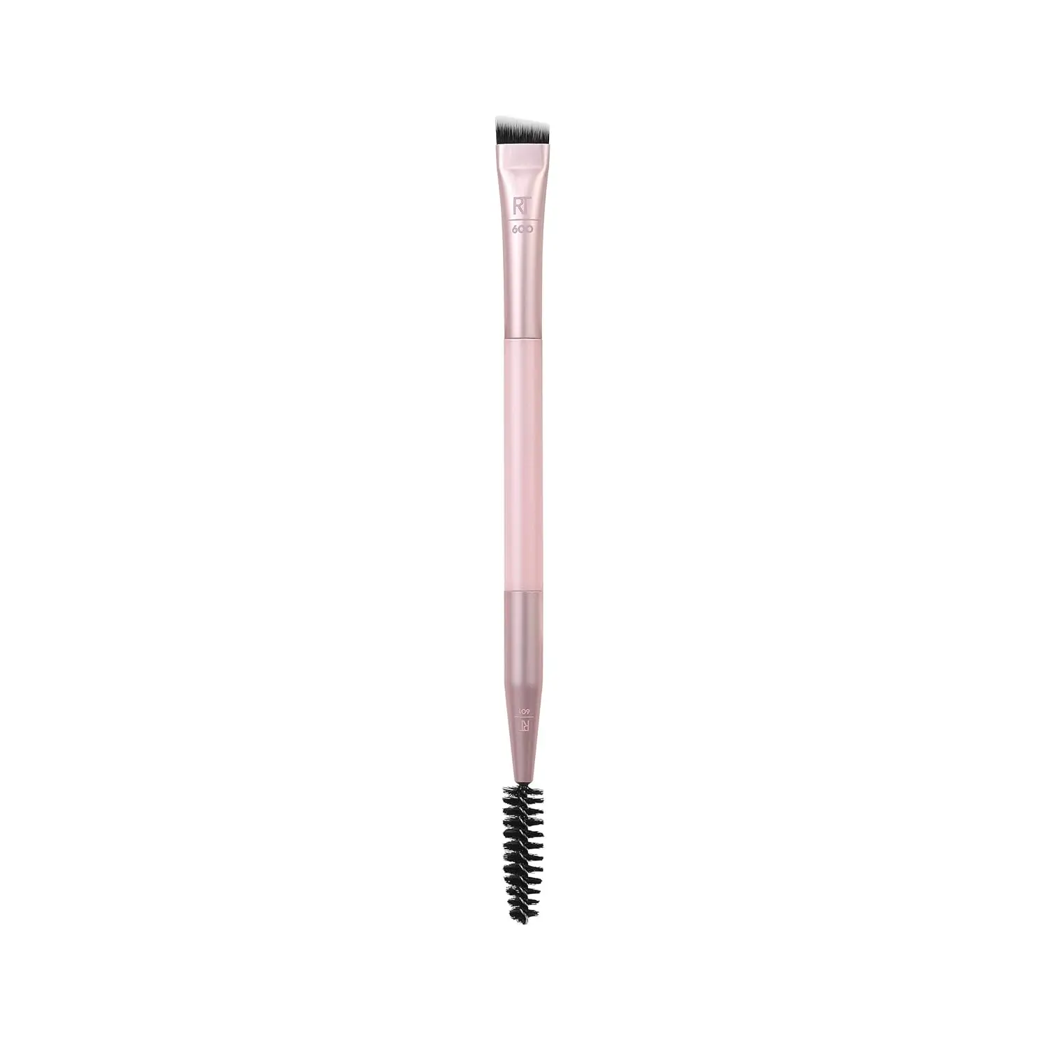 

Dual-Ended Brow Brush for Shaping & Filling Eyebrows, Travel-Friendly Spoolie & Liner Brush for Natural or Full Brows