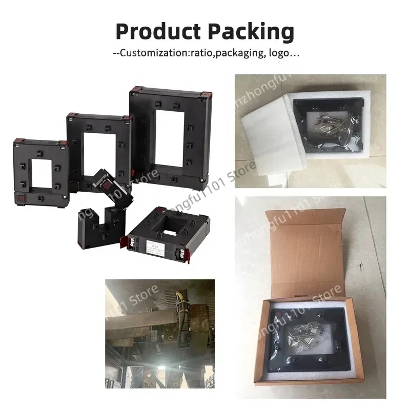 Clamp on CT Amazing Design HK-816 2500/1A CL:0.5 Current Measurement Output 1A-5A Split Core Current Transformer