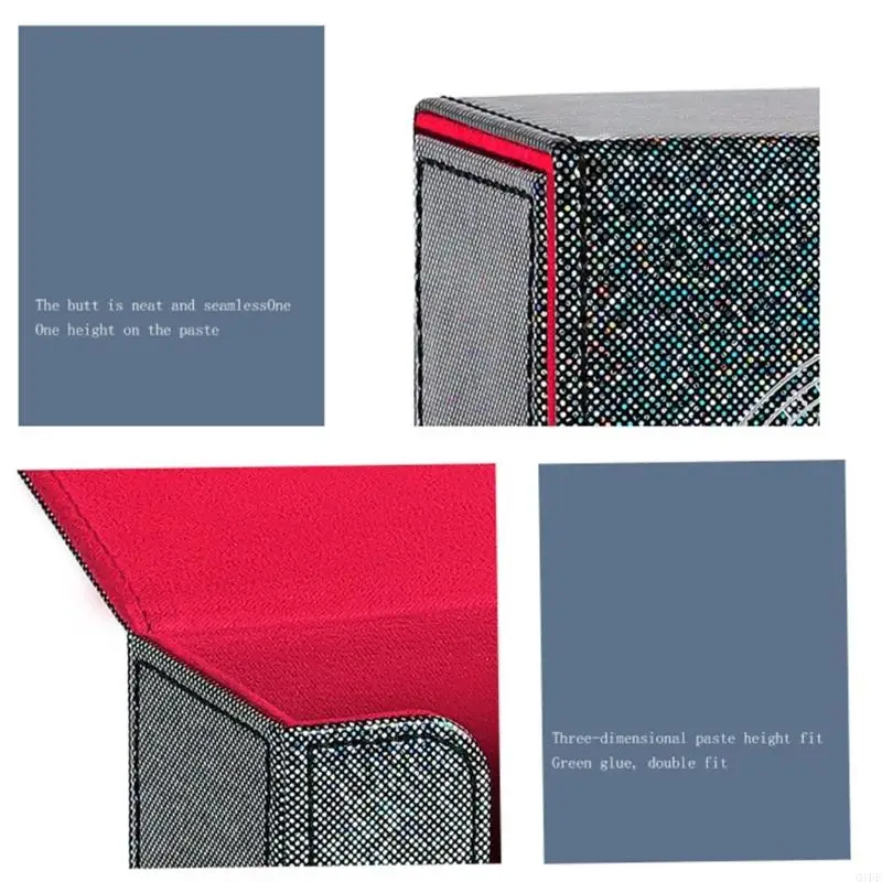 

Коробка для хранения карт таротс портативные карты контейнер -контейнер игровой палуб организаторы организаторов Sun Moon Patter