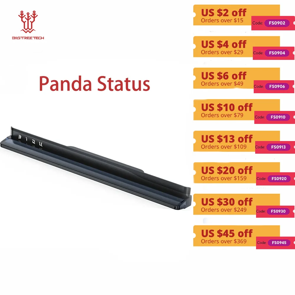 

BIGTREETECH Panda Status H2D-Style Indicator APP Дистанционное управление Дисплей в реальном времени для 3D-принтеров Bambu Lab A1 P1P P1S X1C X1E