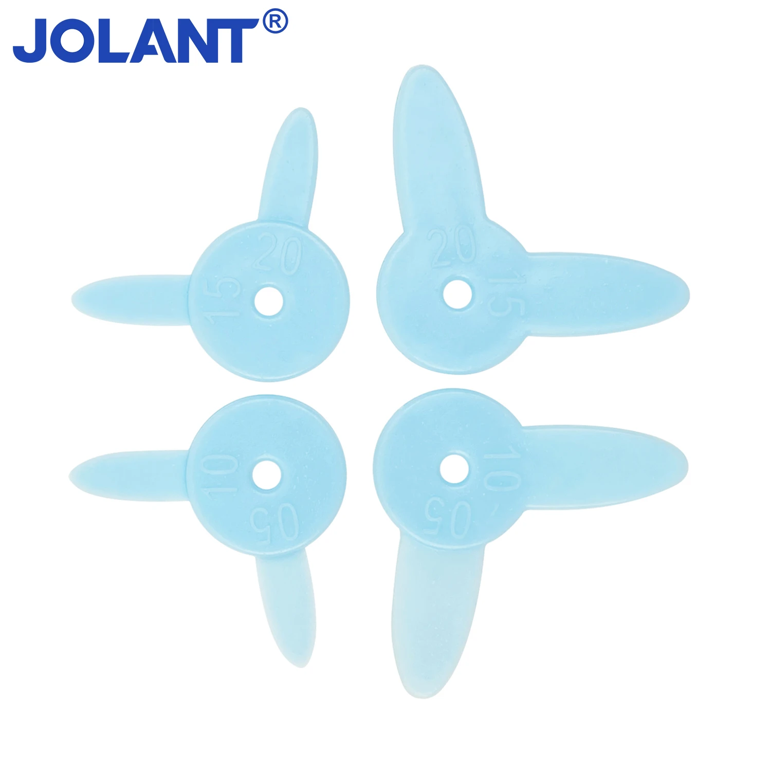 

JOLANT 4Pcs/Set Dental Material Interdental Measuring Ruler Dental Gap Interdental Wedge Auxiliary Tool Dentist Tools