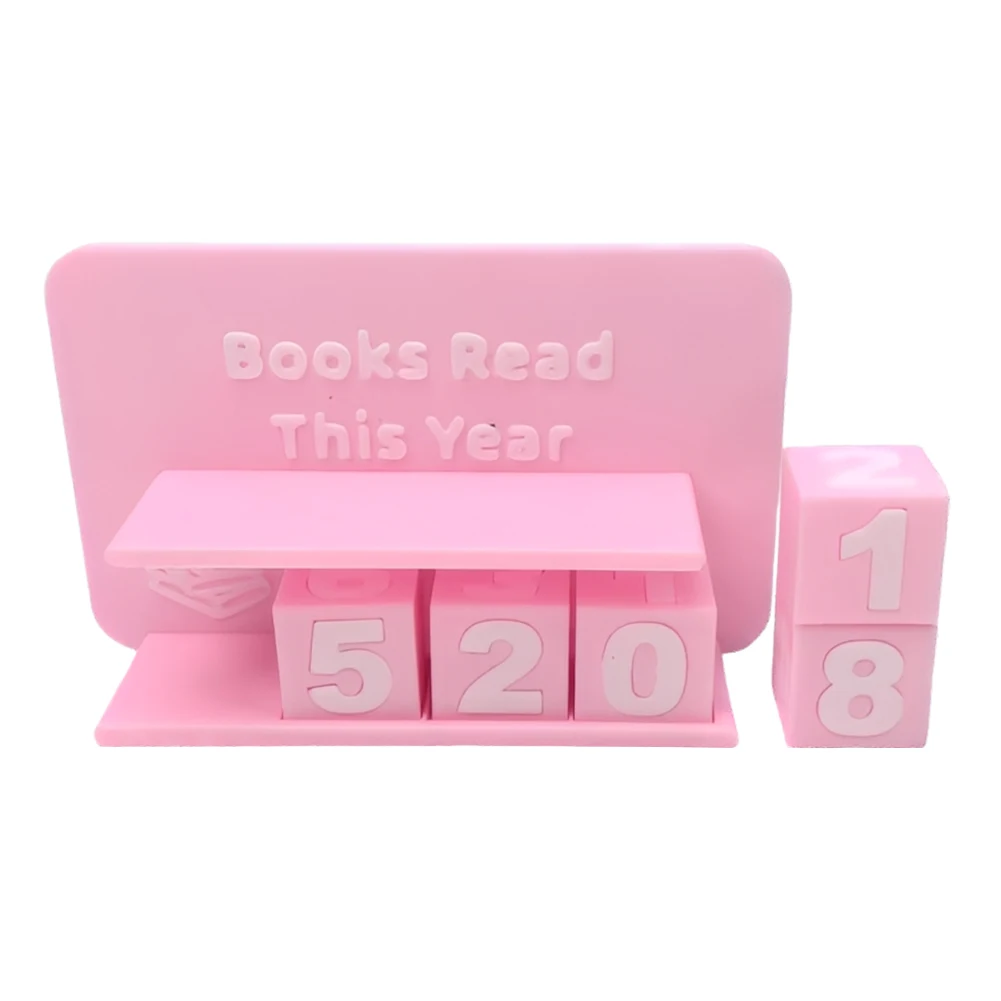 Books Read This Year Counting Ornaments Wear Resist Small Book Counter Book Counter Sign for Teachers Writers Library Lovers