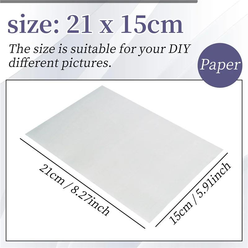 GO-Cyanotype Paper, 30 Pcs A5 Sun Print Paper Kit, High Sensitivity Sun Print Nature Printing Paper Solar Drawing Pape