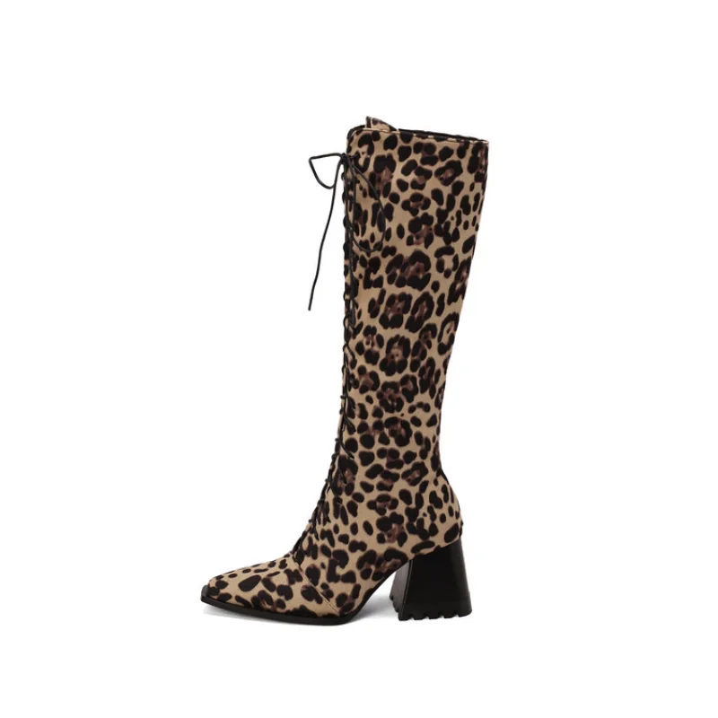 Carnival boots Autumn and winter boots Thin heel European and American ankle boots with high heel and pointed toe