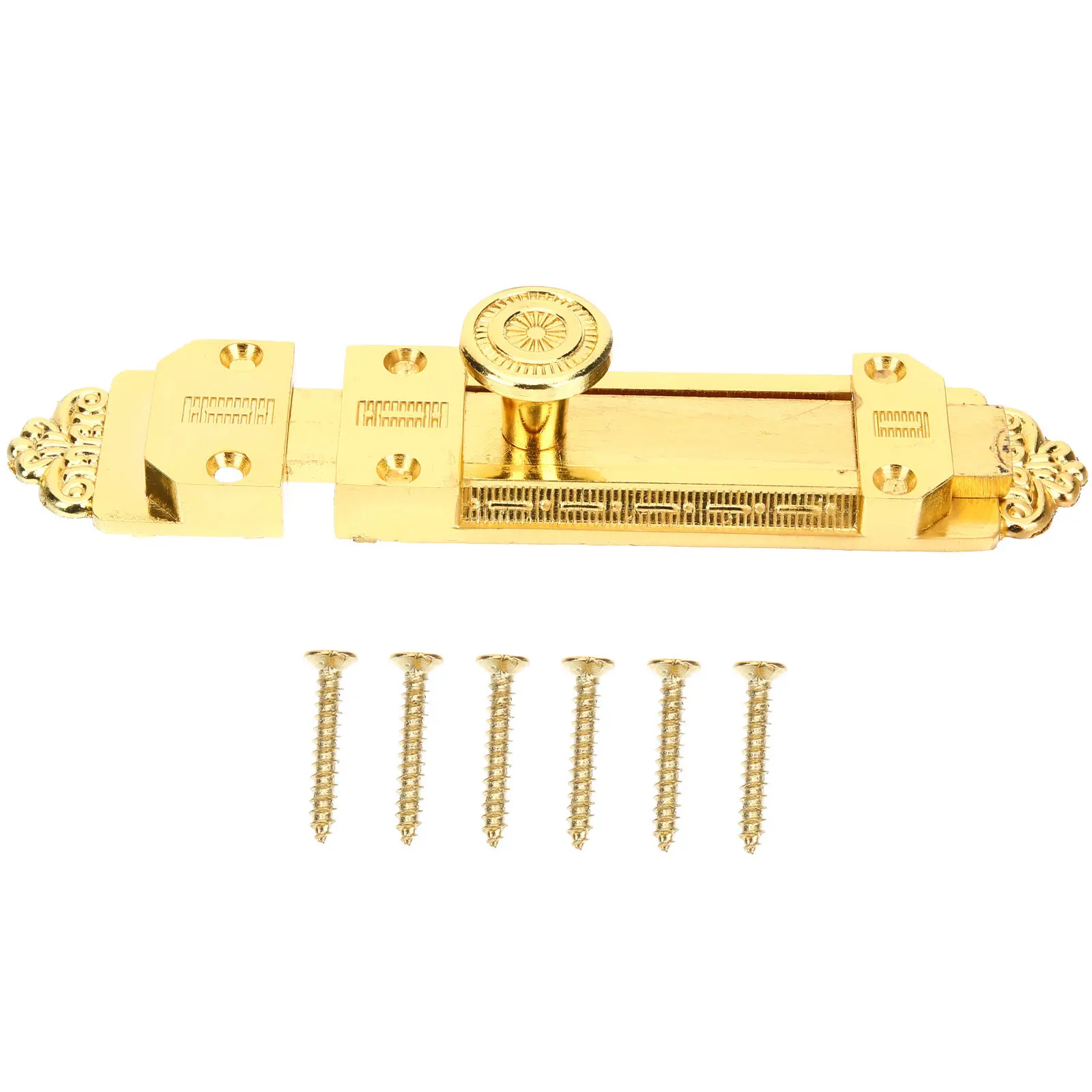 

Засов для французских дверей из цинкового сплава, 5 дюймов, скрытый, внутренний, с замком, для защитных дверей, нержавеющий, для ворот